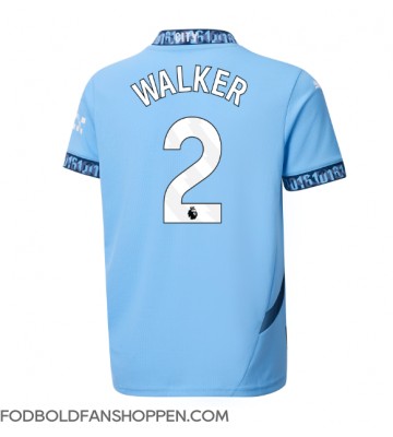 Manchester City Kyle Walker #2 Hjemmebanetrøje 2024-25 Kortærmet